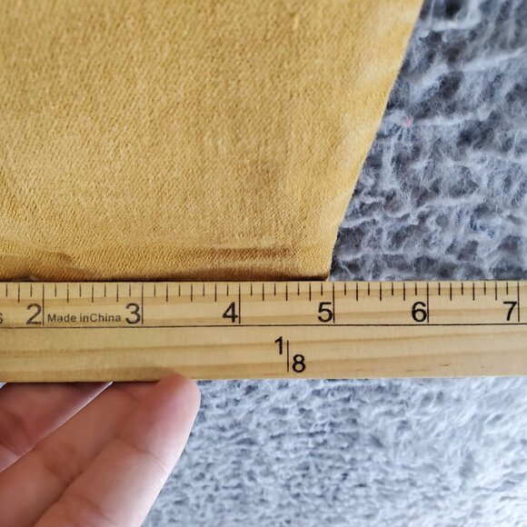 True Religion Jeans Womens 27 Yellow Halle Mid-Rise Skinny Cotton Blend - Picture 9 of 13